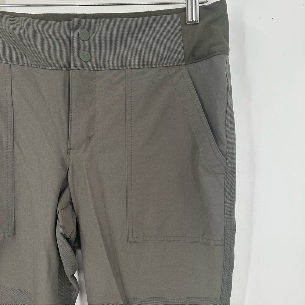 REI Co-op Womens Pants Size 8 Olive Regular Fit Stretch Hiking Outdoor Ladies - Picture 3 of 8